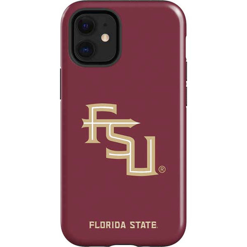 Florida State FSU Seminoles Maroon iPhone 12 Mini Impact Case