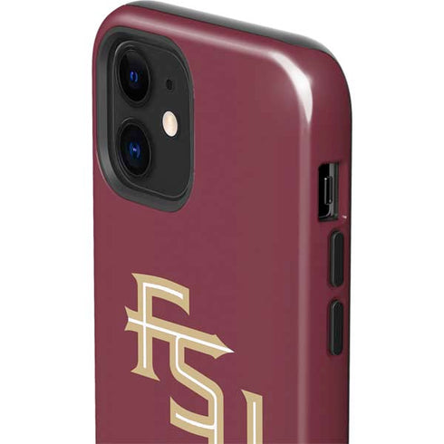 Florida State FSU Seminoles Maroon iPhone 12 Mini Impact Case