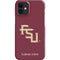 Florida State FSU Seminoles Maroon iPhone 12 Mini Lite Case