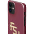 Florida State FSU Seminoles Maroon iPhone 12 Mini Lite Case