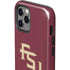 Florida State FSU Seminoles Maroon iPhone 12 Pro Impact Case