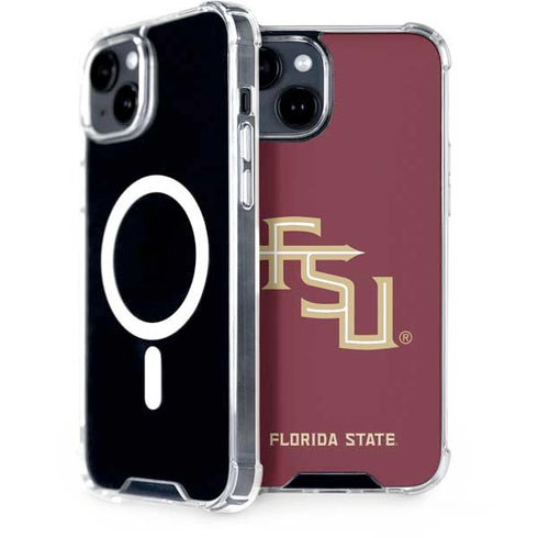 Florida State FSU Seminoles Maroon iPhone 13 MagSafe Case