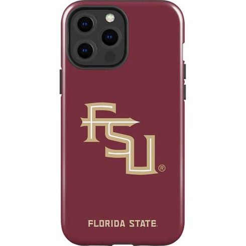 Florida State FSU Seminoles Maroon iPhone 13 Pro Max Impact Case