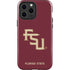 Florida State FSU Seminoles Maroon iPhone 13 Pro Max Impact Case