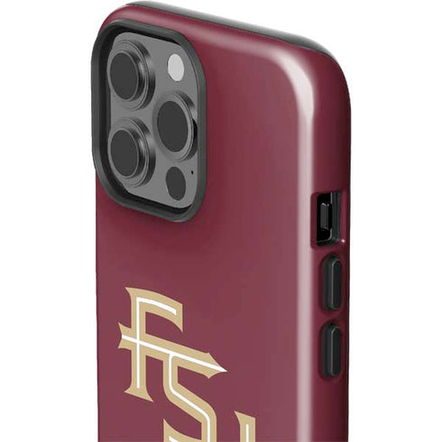 Florida State FSU Seminoles Maroon iPhone 13 Pro Max Impact Case