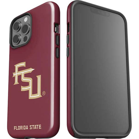 Florida State FSU Seminoles Maroon iPhone 13 Pro Max Impact Case