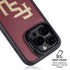 Florida State FSU Seminoles Maroon iPhone 13 Pro Max Kickstand Case