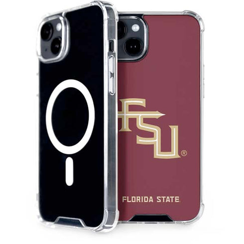 Florida State FSU Seminoles Maroon iPhone 14 MagSafe Case