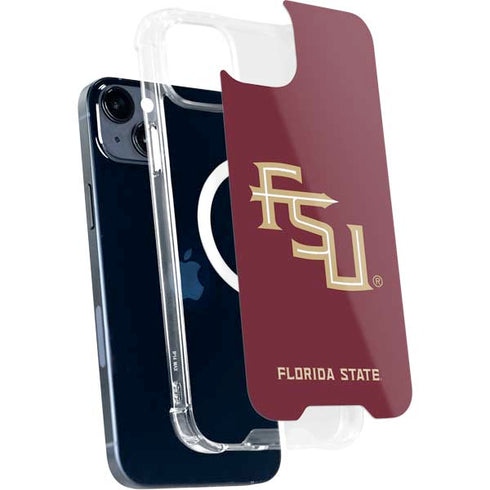 Florida State FSU Seminoles Maroon iPhone 14 MagSafe Case