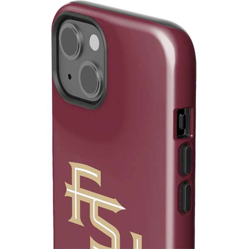 Florida State FSU Seminoles Maroon iPhone 14 Plus Impact Case