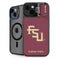 Florida State FSU Seminoles Maroon iPhone 15 Plus Kickstand Case