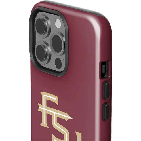 Florida State FSU Seminoles Maroon iPhone 15 Pro Impact Case
