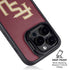 Florida State FSU Seminoles Maroon iPhone 15 Pro Kickstand Case