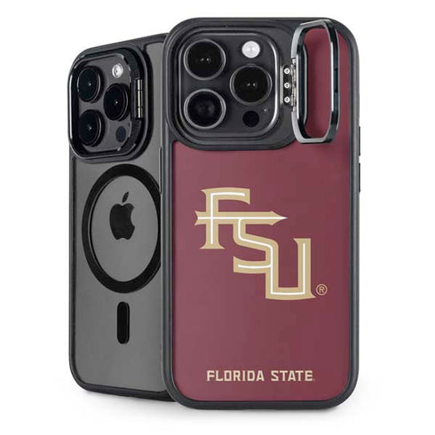 Florida State FSU Seminoles Maroon iPhone 15 Pro Max Kickstand Case