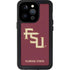 Florida State FSU Seminoles Maroon iPhone 15 Pro Waterproof Case