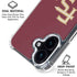 Florida State FSU Seminoles Maroon iPhone 16 Plus Clear Case