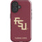 Florida State FSU Seminoles Maroon iPhone 16 Plus Impact Case