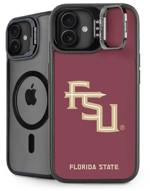 Florida State FSU Seminoles Maroon iPhone 16 Plus Kickstand Case