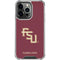 Florida State FSU Seminoles Maroon iPhone 16 Pro Clear Case