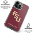 Florida State FSU Seminoles Maroon iPhone 16 Pro Max Clear Case
