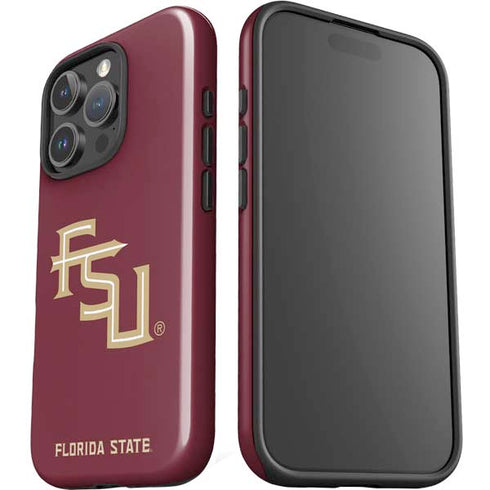 Florida State FSU Seminoles Maroon iPhone 16 Pro Max Impact Case