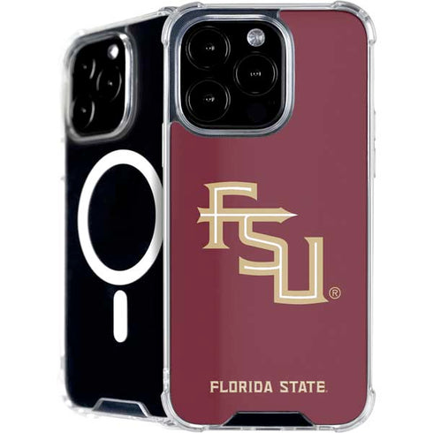 Florida State FSU Seminoles Maroon iPhone 16 Pro Max MagSafe Case