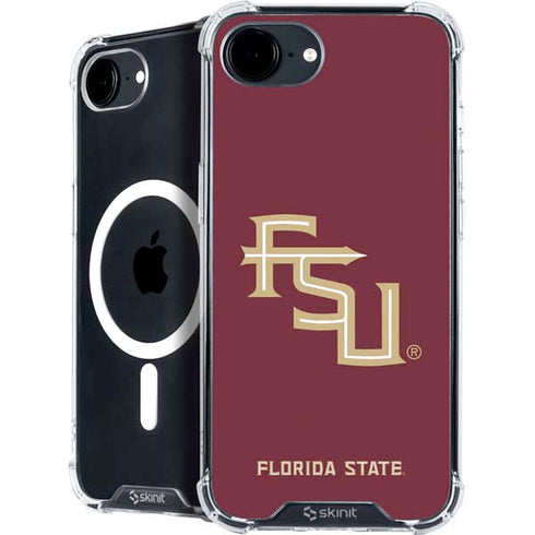 Florida State FSU Seminoles Maroon iPhone 16e MagSafe Case