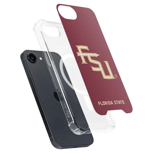 Florida State FSU Seminoles Maroon iPhone 16e MagSafe Case