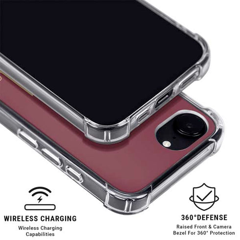 Florida State FSU Seminoles Maroon iPhone 16e MagSafe Case