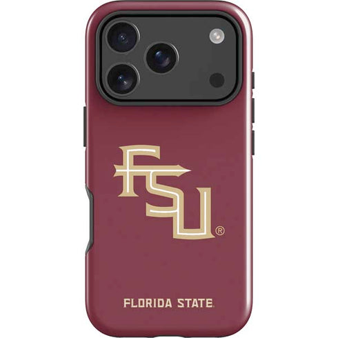Florida State FSU Seminoles Maroon iPhone 18 Pro Impact Case