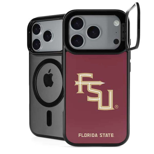 Florida State FSU Seminoles Maroon iPhone 18 Pro Kickstand Case