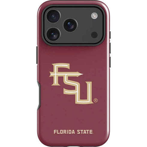 Florida State FSU Seminoles Maroon iPhone 18 Pro Max Impact Case
