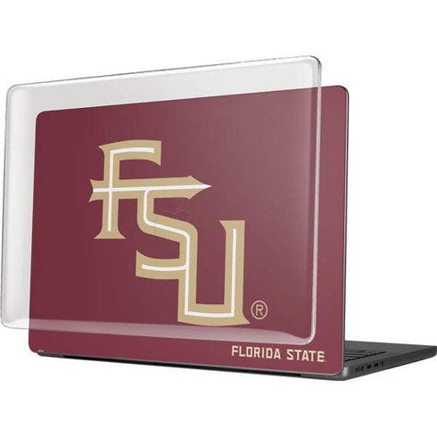 Florida State FSU Seminoles Maroon MacBook Pro 14in (2021-24) Case plus Skin