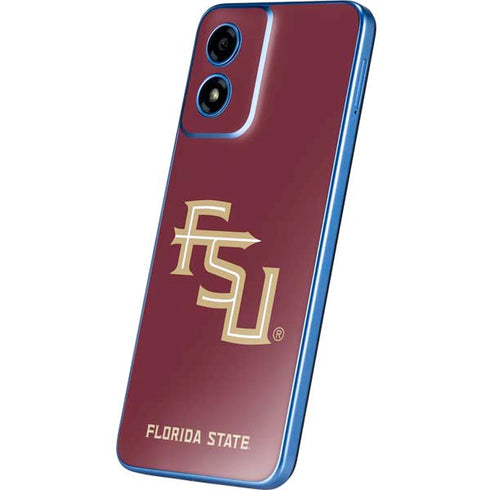 Florida State FSU Seminoles Maroon Moto G Play 4G (2024) Skin