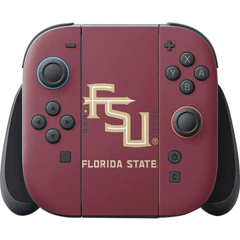 Florida State FSU Seminoles Maroon Nintendo Switch 2 (2025) Joy-Con Controller Skin
