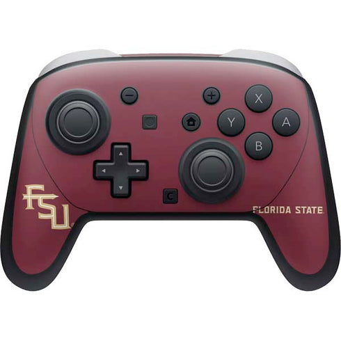 Florida State FSU Seminoles Maroon Nintendo Switch 2 (2025) Pro Controller Skin