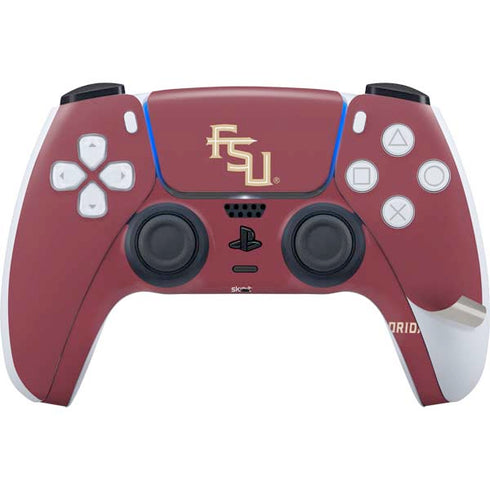 Florida State FSU Seminoles Maroon PS5 Pro Disk Bundle Skin