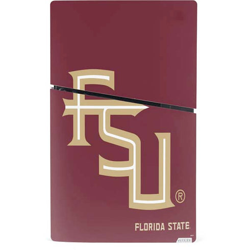 Florida State FSU Seminoles Maroon PS5 Slim Digital Edition Console Skin