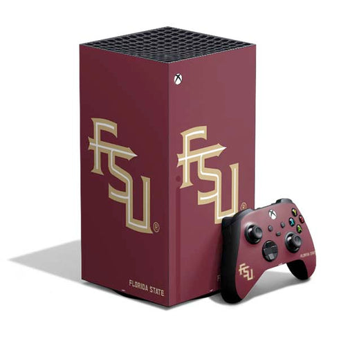 Florida State FSU Seminoles Maroon XBox Series X Digital Edition Bundle Skin