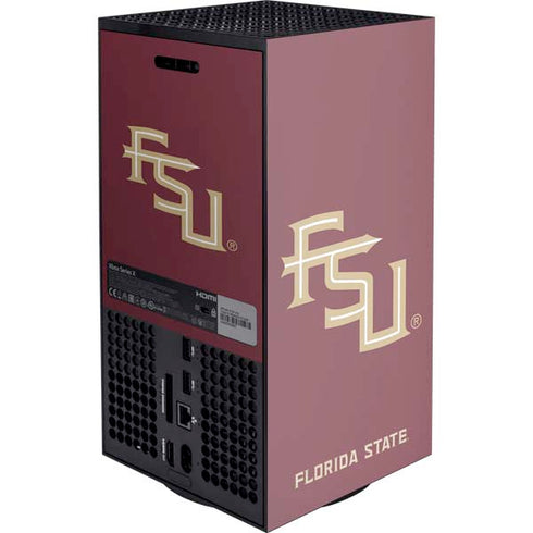 Florida State FSU Seminoles Maroon XBox Series X Digital Edition Console Skin