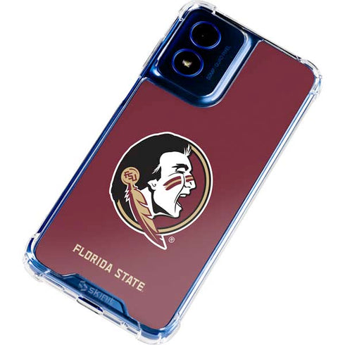 Florida State FSU Seminoles Moto G 5G (2024) Clear Case