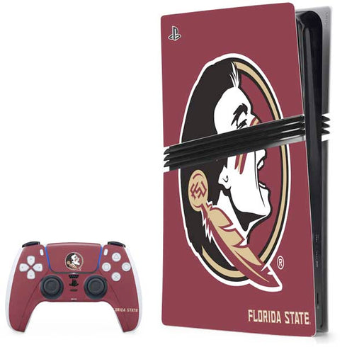 Florida State FSU Seminoles PS5 Pro Bundle Skin