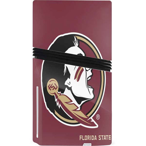 Florida State FSU Seminoles PS5 Pro Disk Console Skin