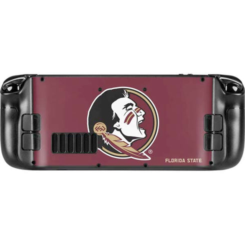 Florida State FSU Seminoles Steam Deck Handheld Gaming Computer OLED Skin