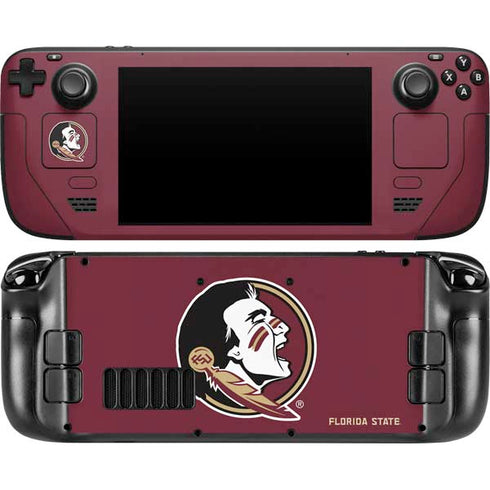 Florida State FSU Seminoles Steam Deck Handheld Gaming Computer Skin