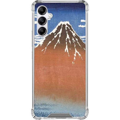 Hokusai Fuji Mountains in clear Weather Gabb Phone 4 Clear Case