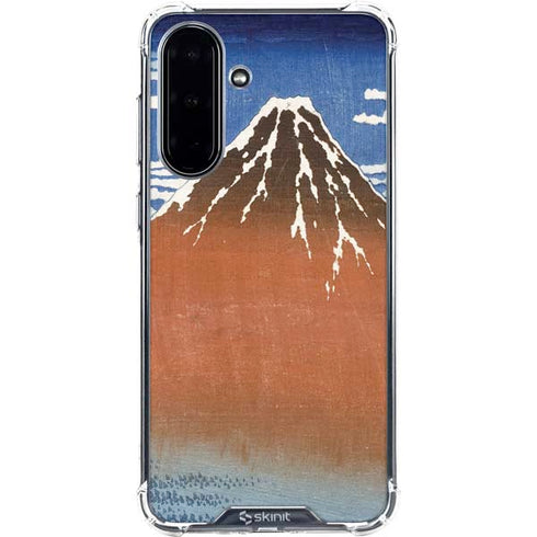 Hokusai Fuji Mountains in clear Weather Galaxy A36 5G Clear Case