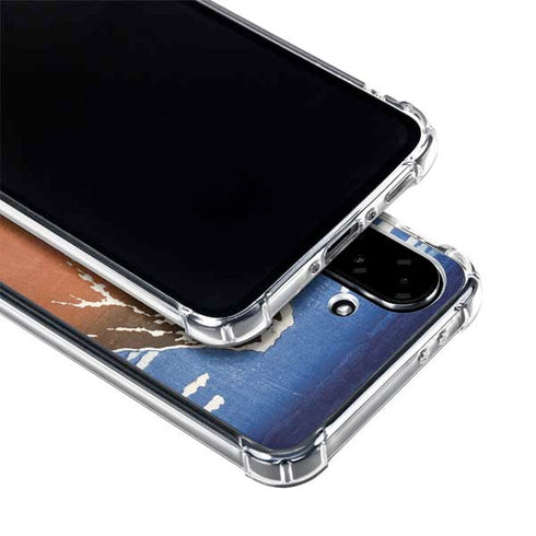 Hokusai Fuji Mountains in clear Weather Galaxy A36 5G Clear Case