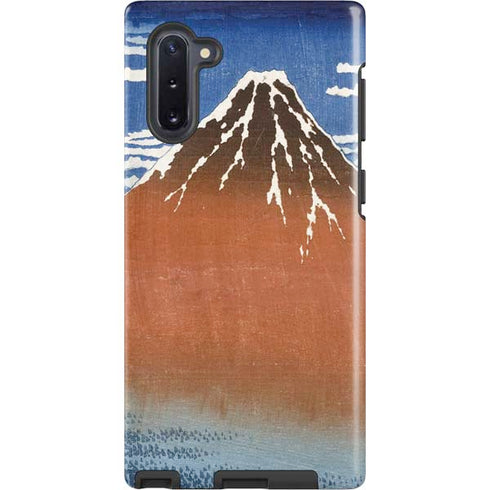 Hokusai Fuji Mountains in clear Weather Galaxy Cases