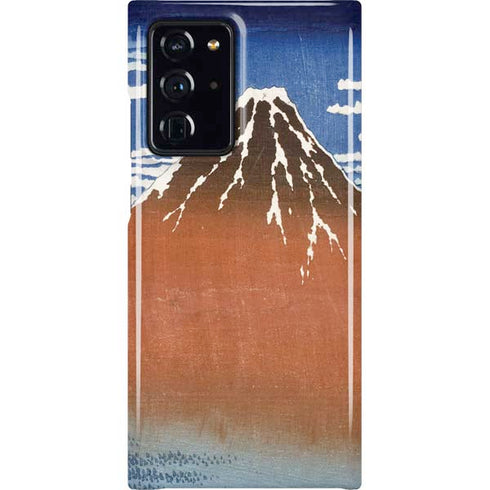 Hokusai Fuji Mountains in clear Weather Galaxy Cases